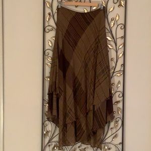 Ralph Lauren Crinkled Handkerchief Skirt